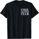 Cool Grandpas Club Shirt Father's Day Best Cool Grandpa T-Shirt - T-Shirt | Black