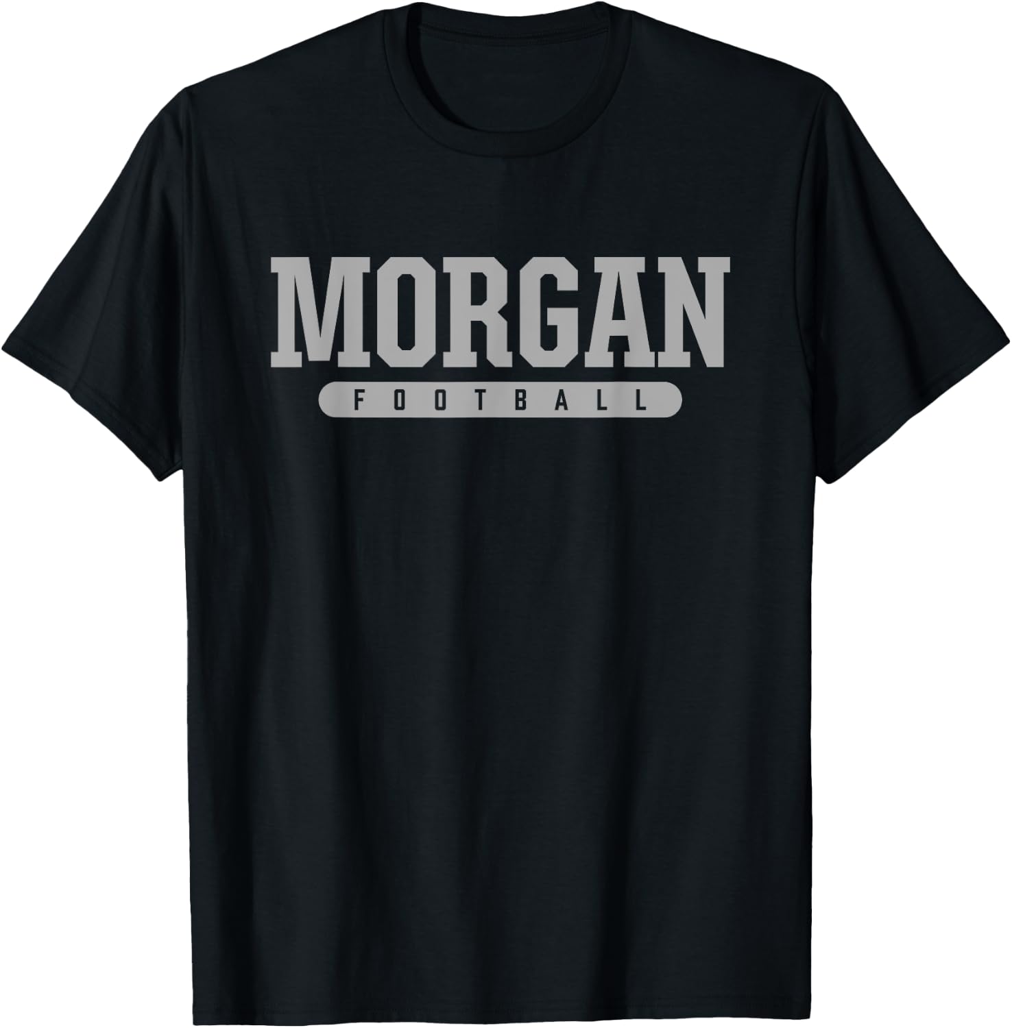 Morgan High School Football T-Shirt - T-Shirt | Black