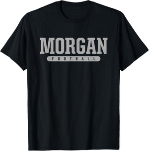 Morgan High School Football T-Shirt - T-Shirt | Black