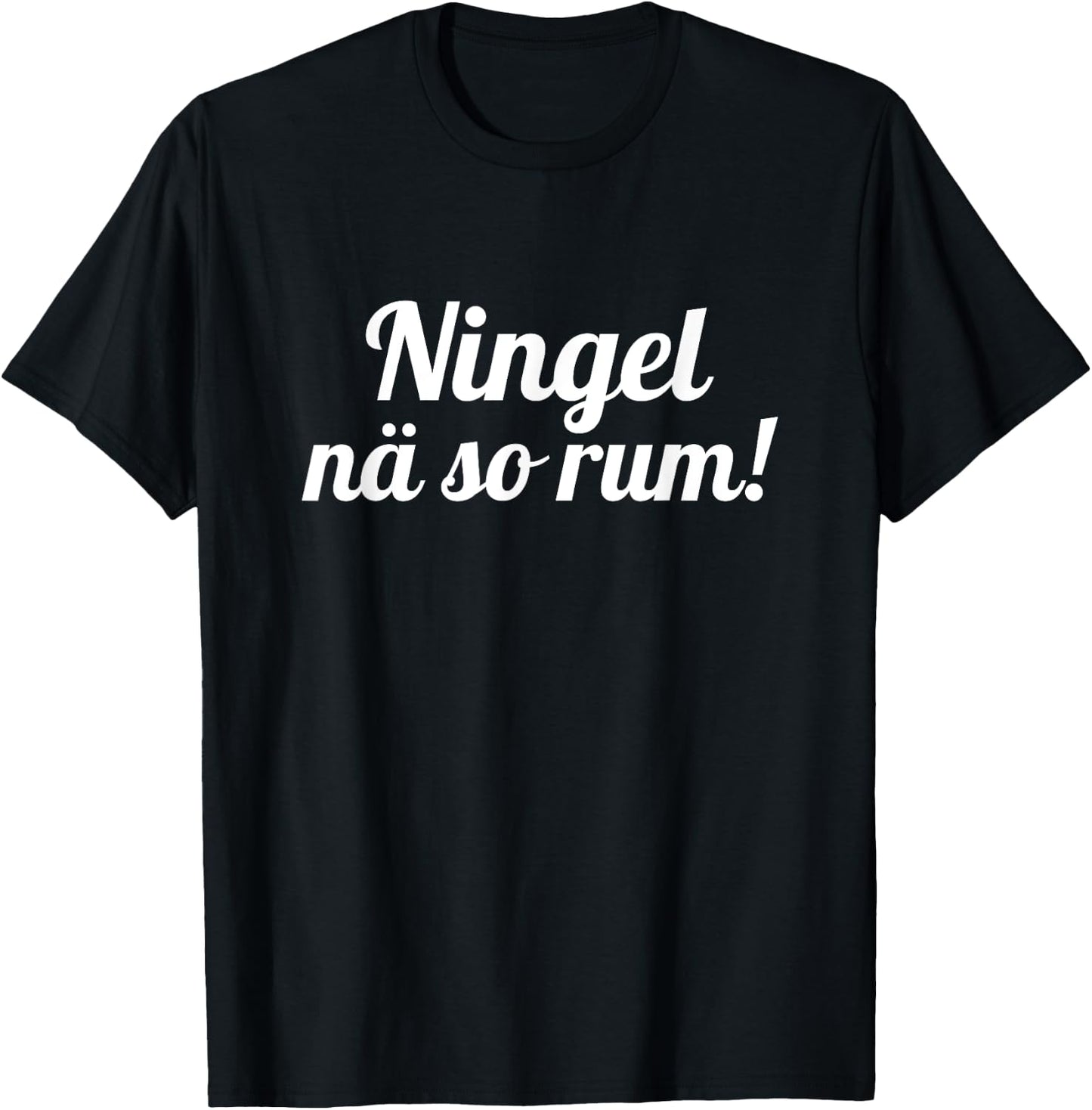 Sächsischer Dialekt Ossi Sachse Sachsen Sächsische Sprüche T-Shirt - T-Shirt | Black