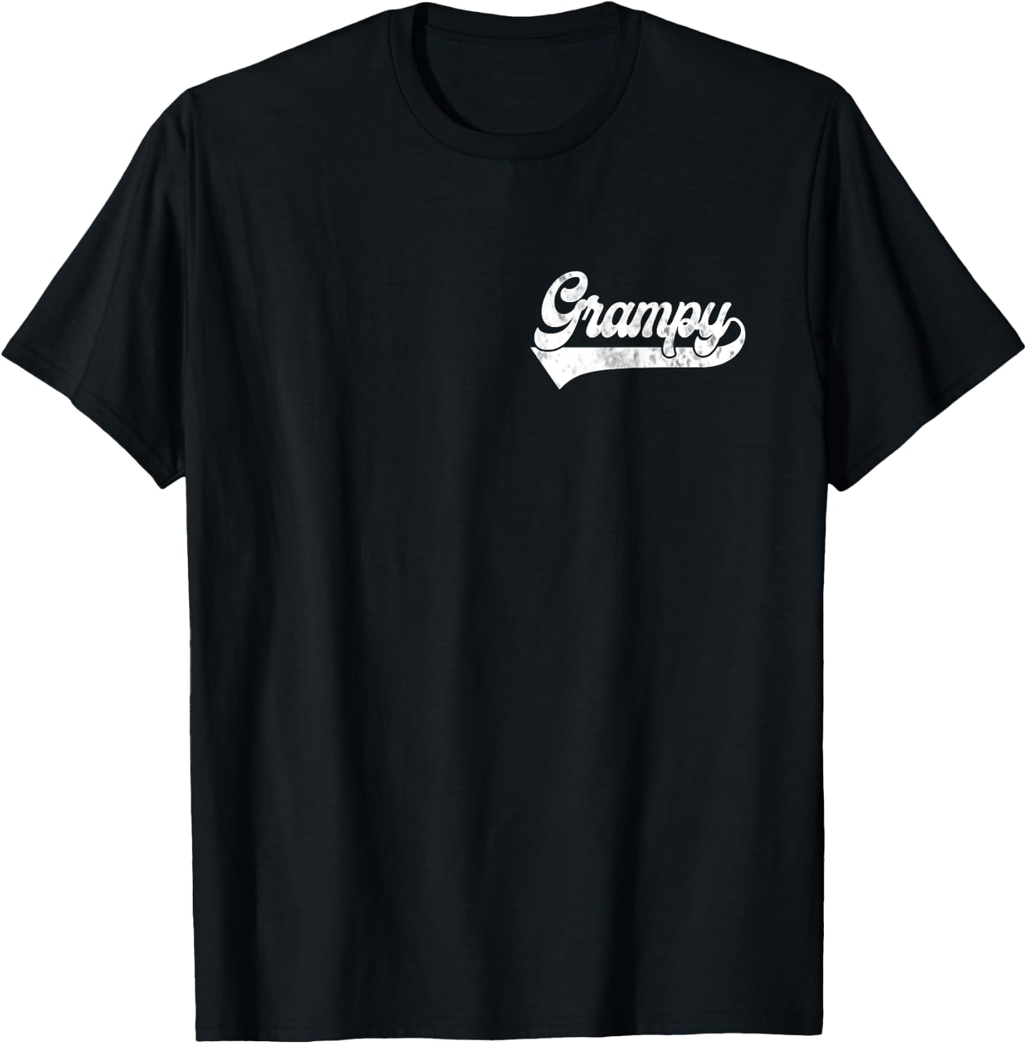 Grampy Vintage Retro Father's Day for Papa Grandpa T-Shirt - T-Shirt | Black