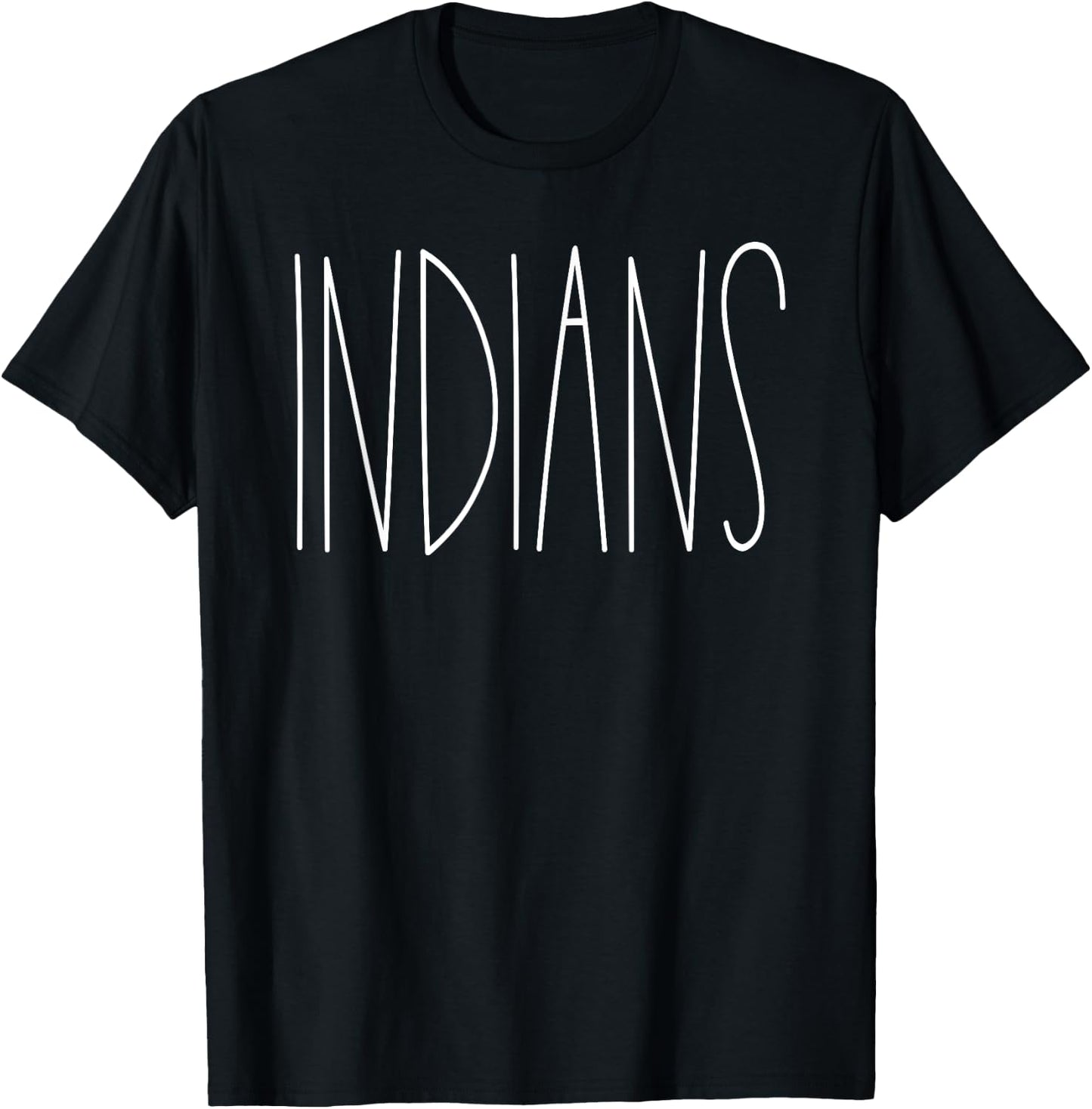 Indians School Spirit Team Mascot Teacher Gift T-Shirt - T-Shirt | Black