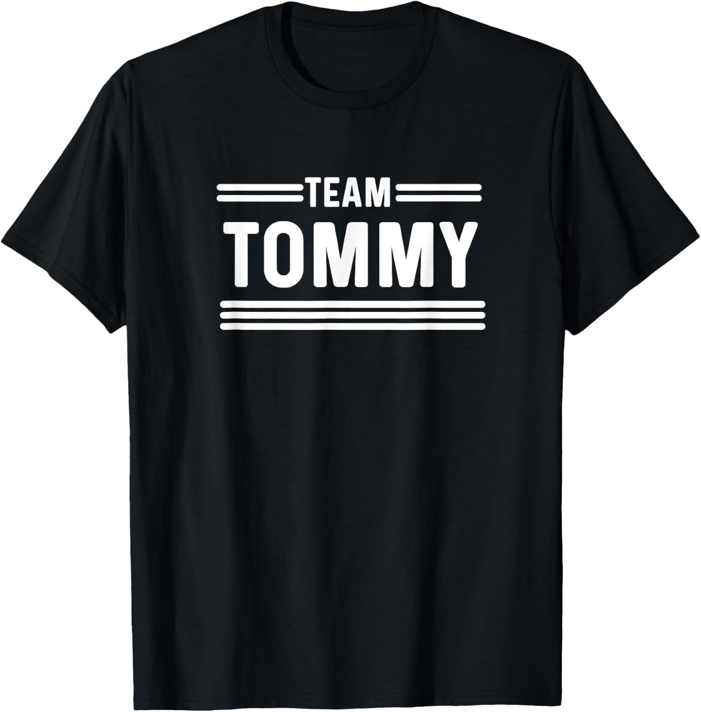 Team Tommy - Family Name T-Shirt - T-Shirt | Black