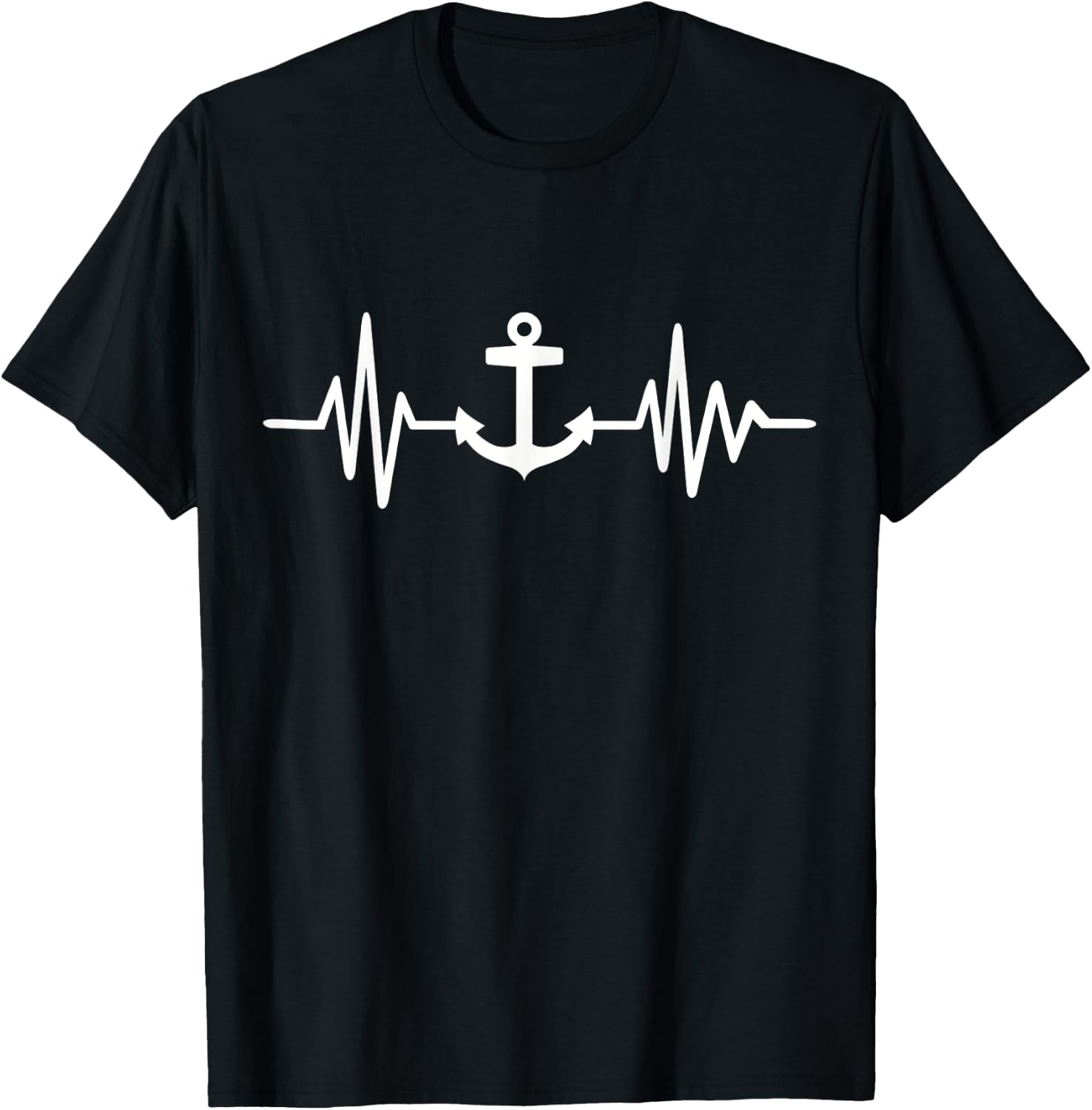 Anchor frequency T-Shirt - T-Shirt | Black