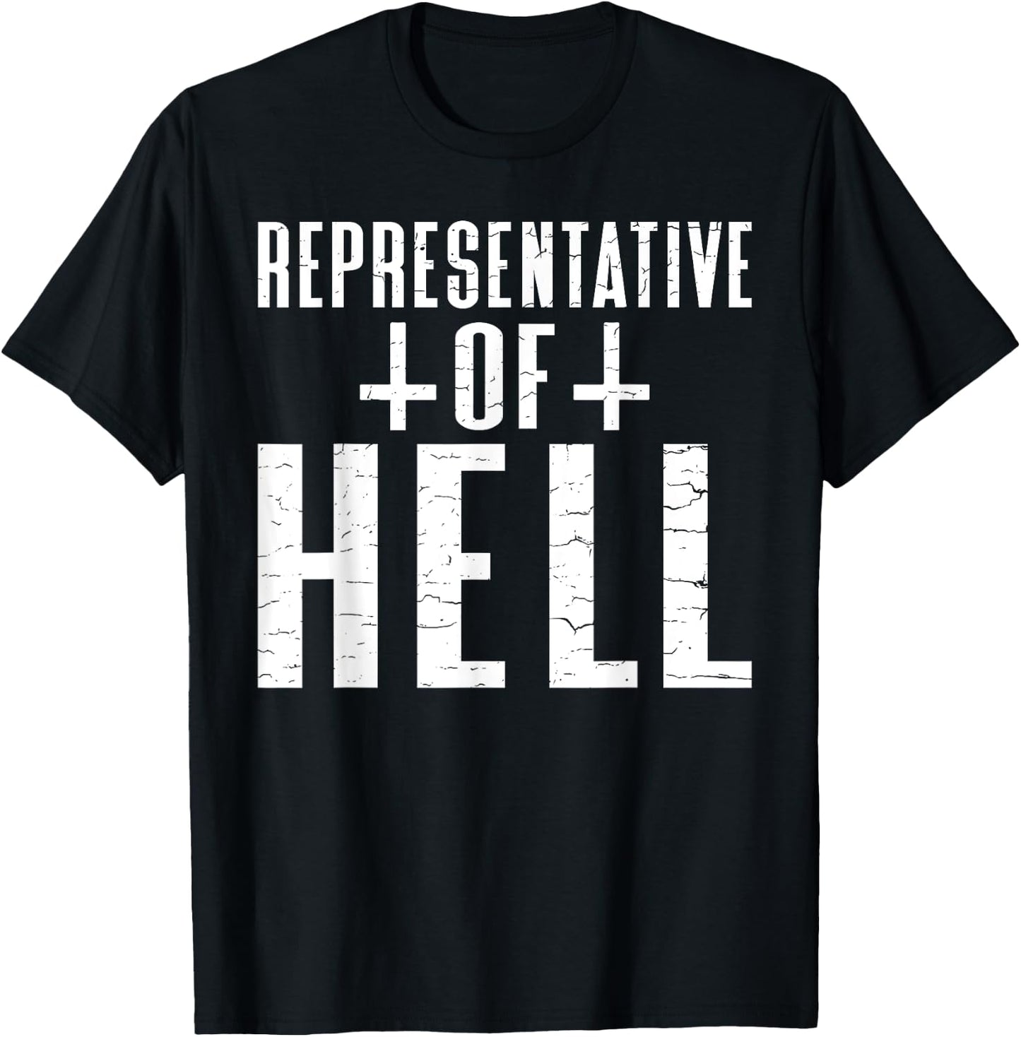 Funny Antichrist Satanism Satanic Occult Satan Goat Atheist T-Shirt - T-Shirt | Black