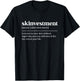Vintage Skinvestment Noun Skincare Esthetician T-Shirt - T-Shirt | Black