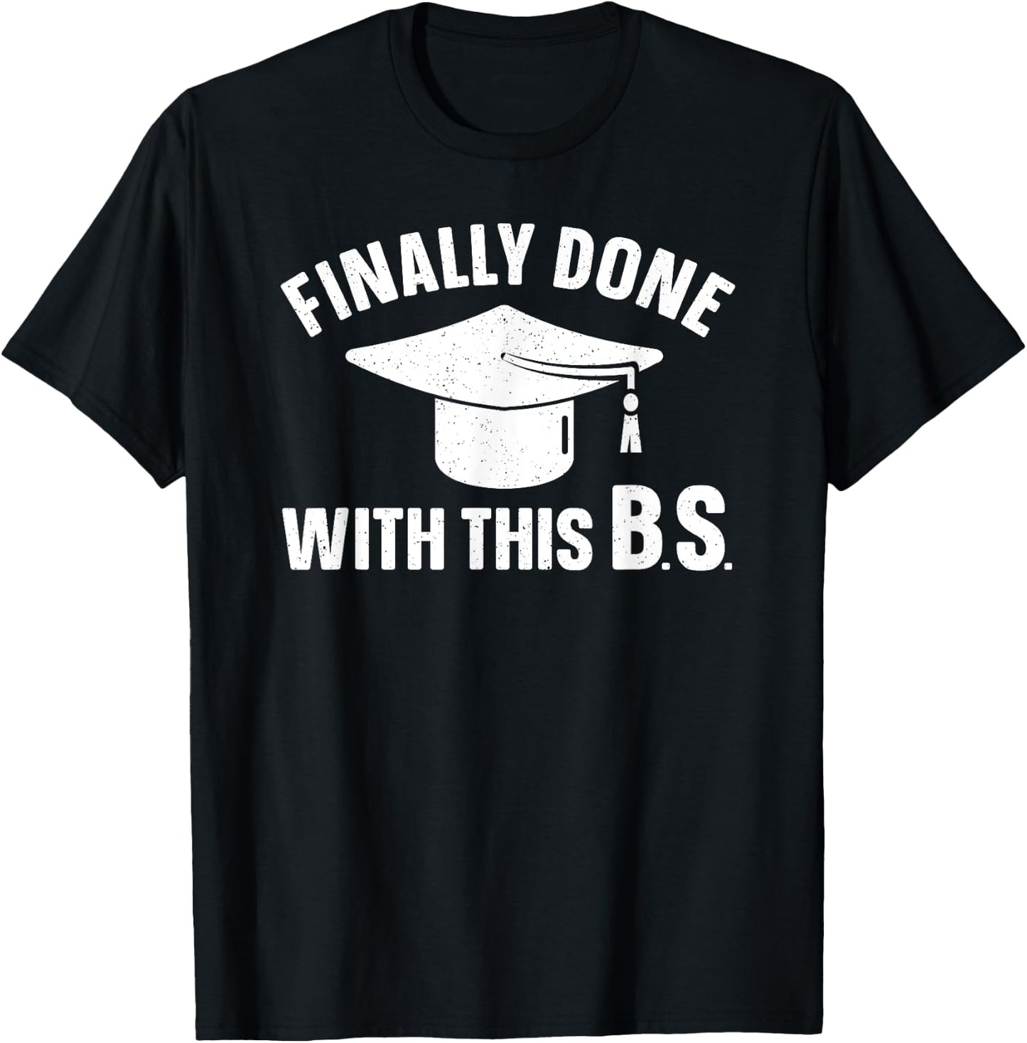 Graduation Art Women Bachelor Of Science Graduation T-Shirt - T-Shirt | Black