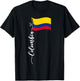 Colombian Flag Colombia National Hispanic Heritage Month T-Shirt - T-Shirt | Black