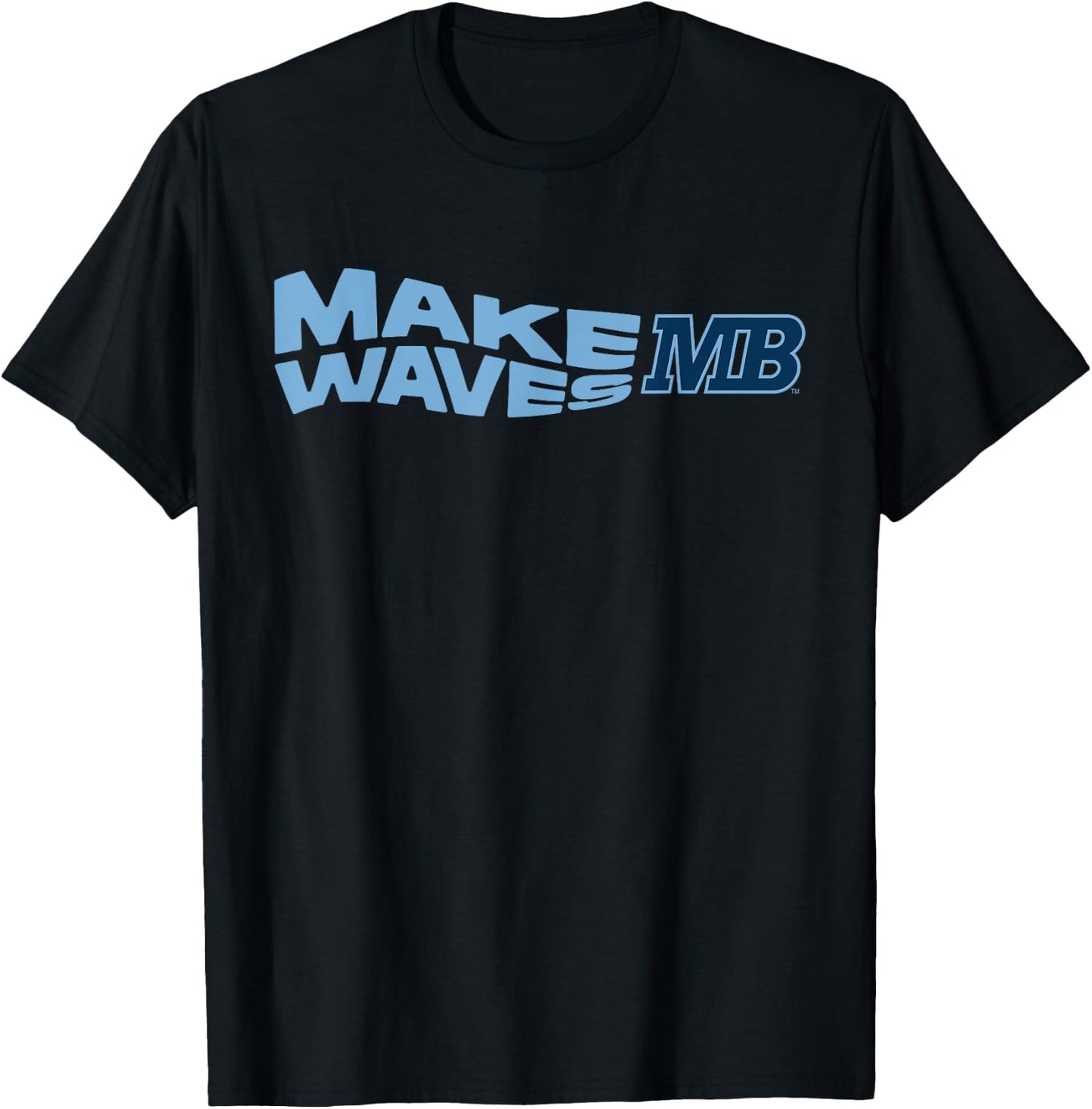 Cal State Monterey Bay Make Waves Logo T-Shirt - T-Shirt | Black