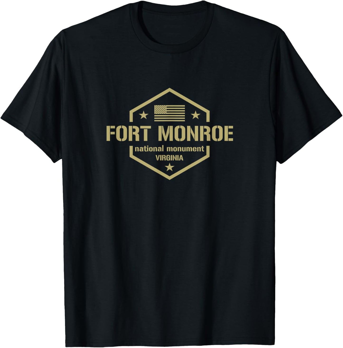 Fort Monroe National Monument T-Shirt - T-Shirt | Black