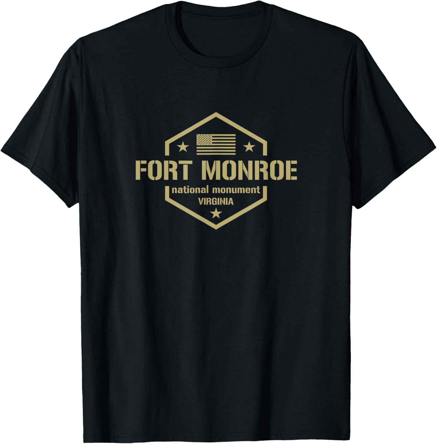 Fort Monroe National Monument T-Shirt - T-Shirt | Black