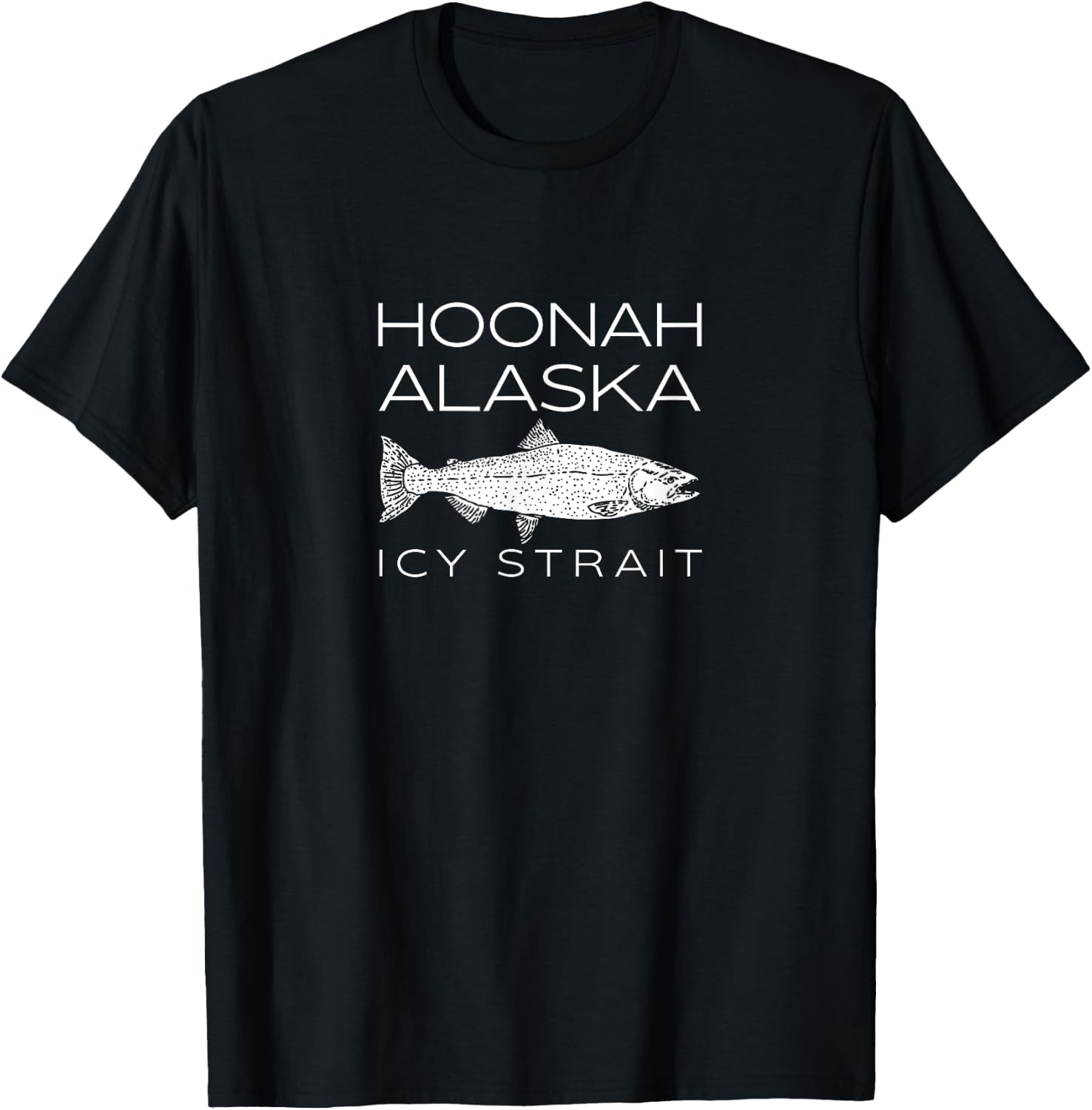 Hoonah Alaska Icy Strait T-Shirt - T-Shirt | Black