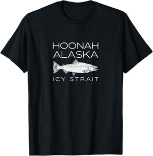 Hoonah Alaska Icy Strait T-Shirt - T-Shirt | Black