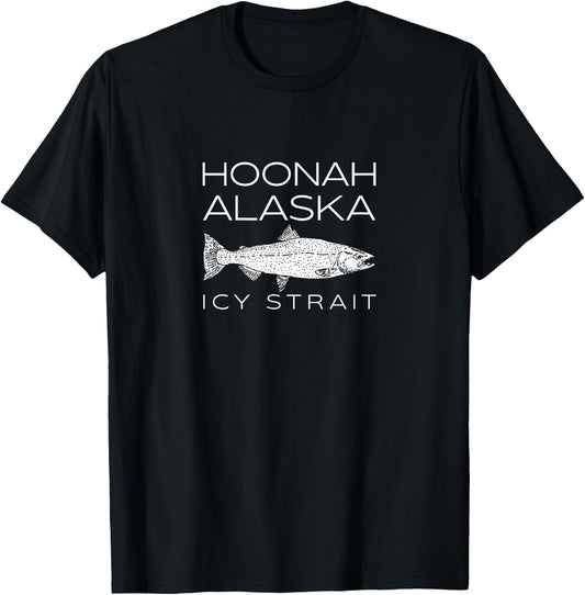Hoonah Alaska Icy Strait T-Shirt - T-Shirt | Black