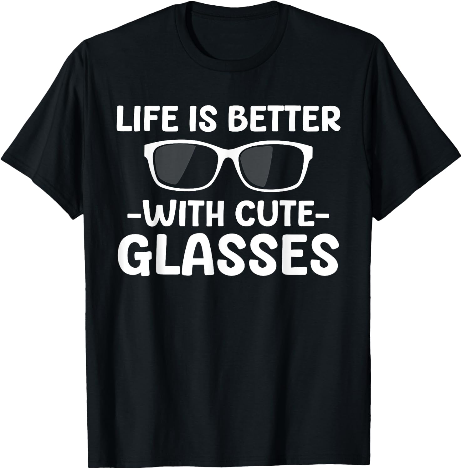 Cute Optician Art Women Optometrist Eyewear Optician T-Shirt - T-Shirt | Black