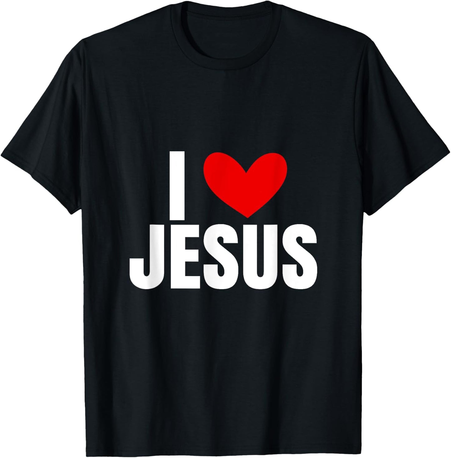 I Love Jesus T-Shirt - T-Shirt | Black
