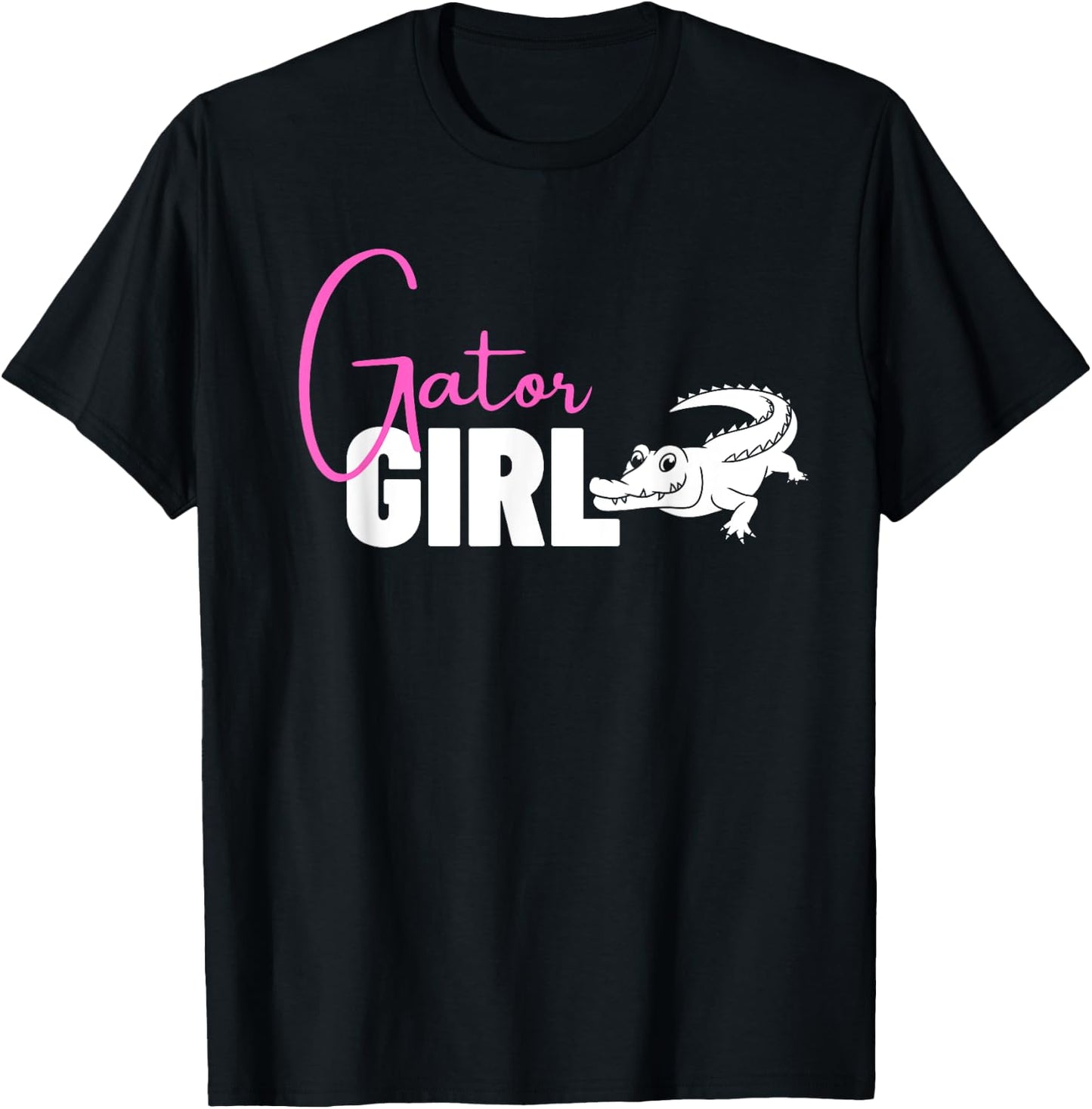Gator Girl Alligator T-Shirt - T-Shirt | Black