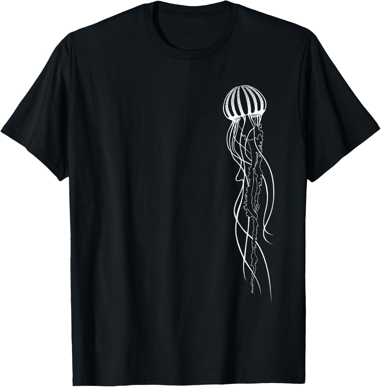 Jellyfish Ocean Sea Water Marine Biology Animal T-Shirt - T-Shirt | Black