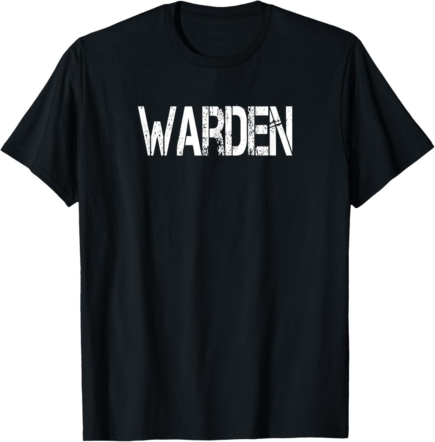 Warden Halloween Costume Game Fish Prison T-Shirt - T-Shirt | Black