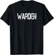 Warden Halloween Costume Game Fish Prison T-Shirt - T-Shirt | Black