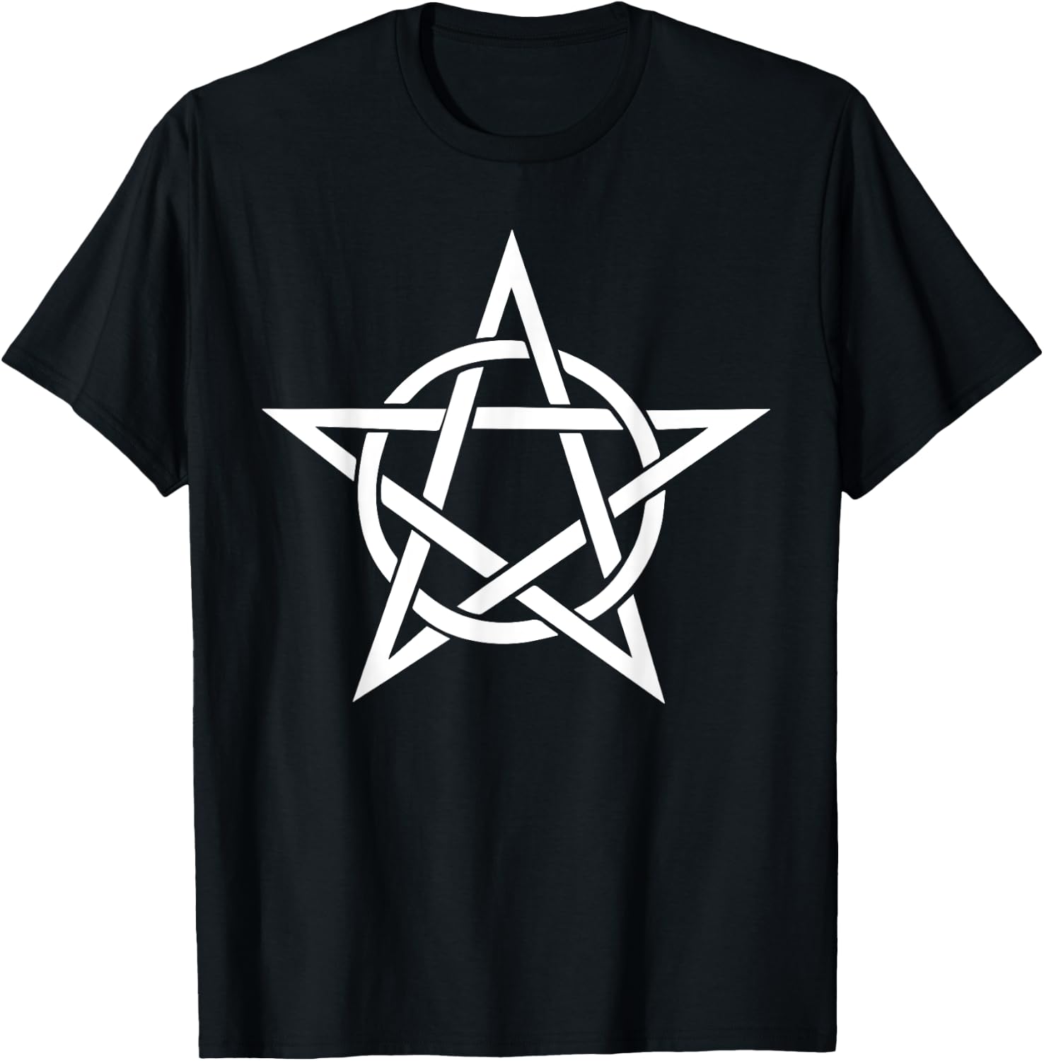 Wicca Pentacle Pentagram Halloween Rebel Gothic Punk T-Shirt - T-Shirt | Black