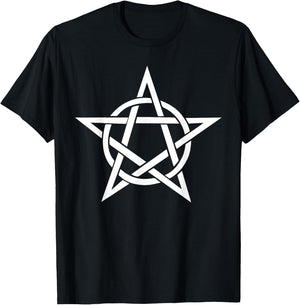 Wicca Pentacle Pentagram Halloween Rebel Gothic Punk T-Shirt - T-Shirt | Black