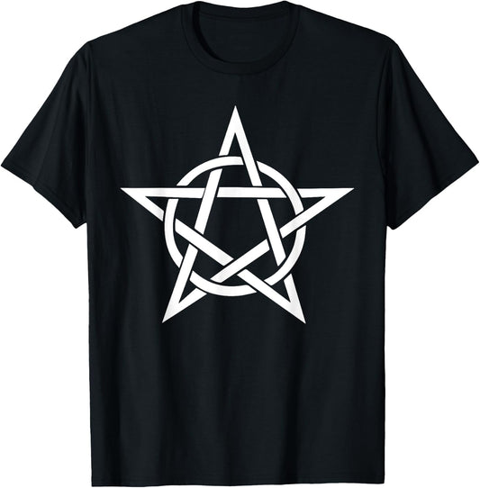 Wicca Pentacle Pentagram Halloween Rebel Gothic Punk T-Shirt - T-Shirt | Black