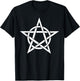 Wicca Pentacle Pentagram Halloween Rebel Gothic Punk T-Shirt - T-Shirt | Black