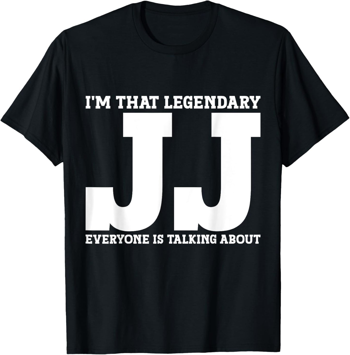 Jj Personal Name First Name Funny Jj T-Shirt - T-Shirt | Black