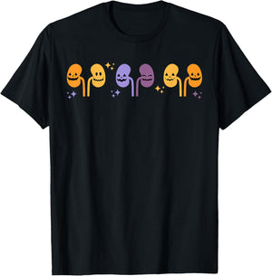 Spooky Kidney Dialysis Tech Renal Nurse Halloween Costume T-Shirt - T-Shirt | Black