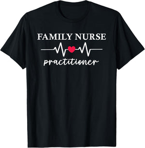 Family Nurse Practitioner Appreciation Day FNP Women Nurse T-Shirt - T-Shirt | Black