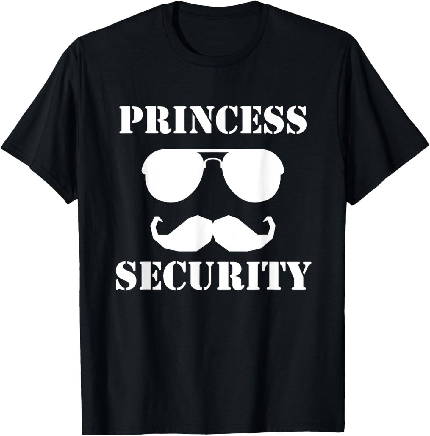 Princess Security Family Guardian Safety Patrol T-Shirt - T-Shirt | Black