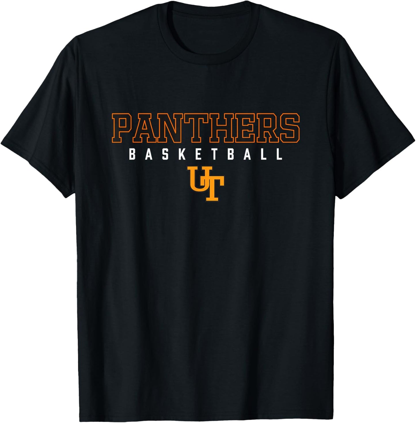United Township Panthers Logo Basketball HS T-Shirt - T-Shirt | Black