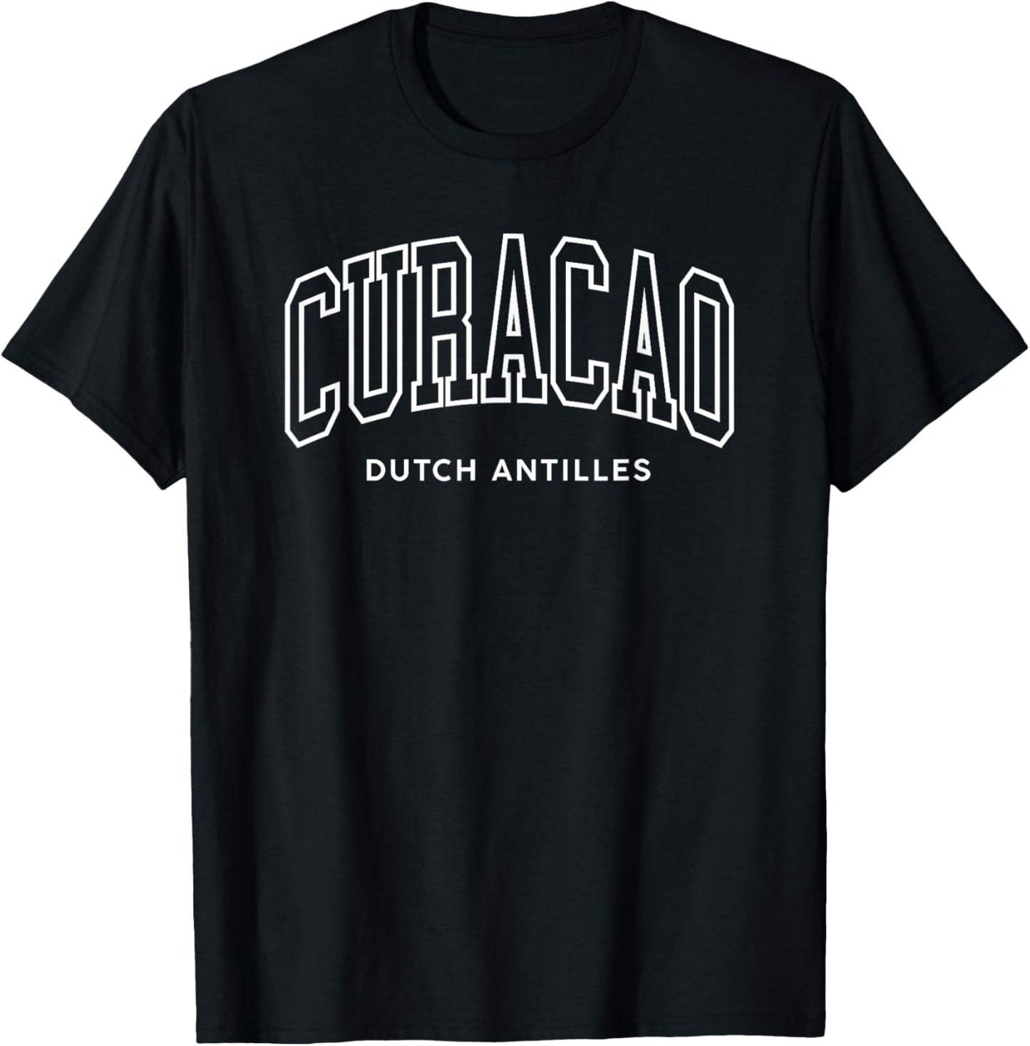 Curacao Retro Throwback 2024 Vacation Souvenir T-Shirt - T-Shirt | Black