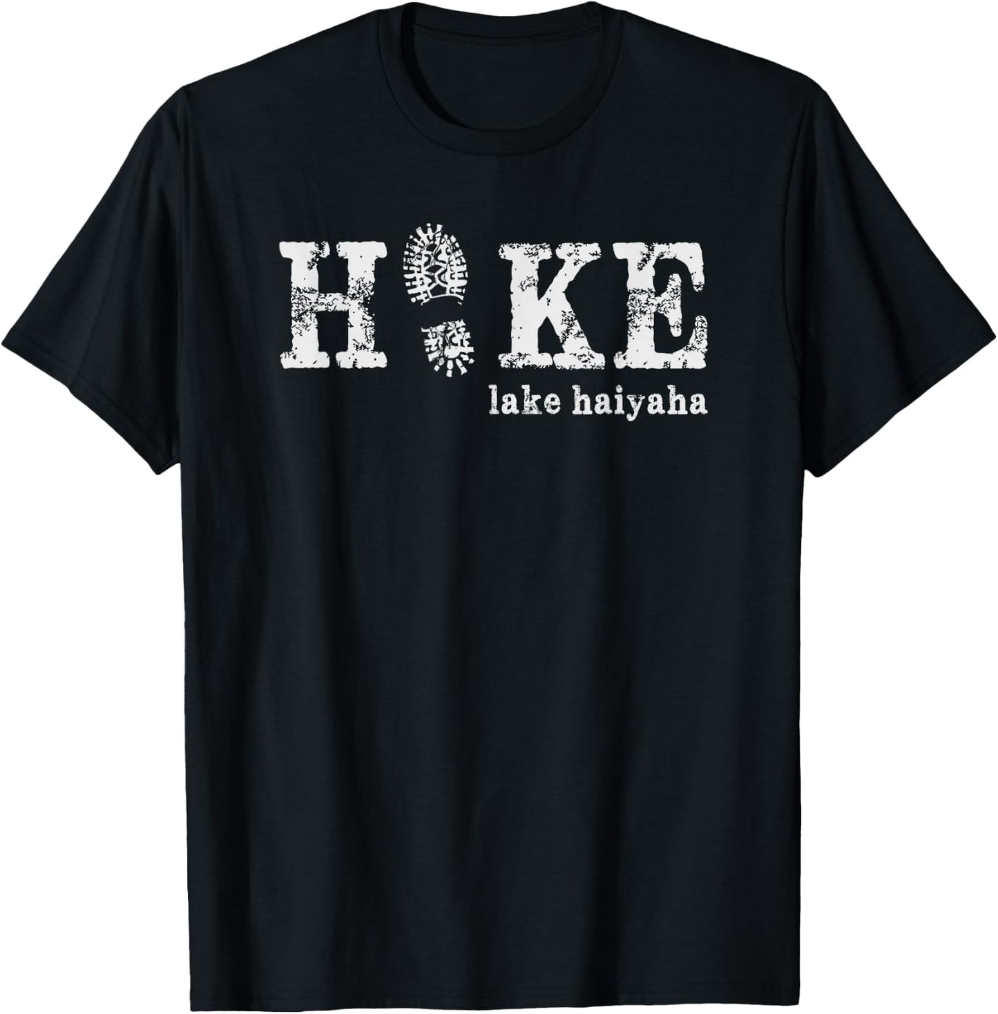 Hike Lake Haiyaha Colorado T-Shirt - T-Shirt | Black