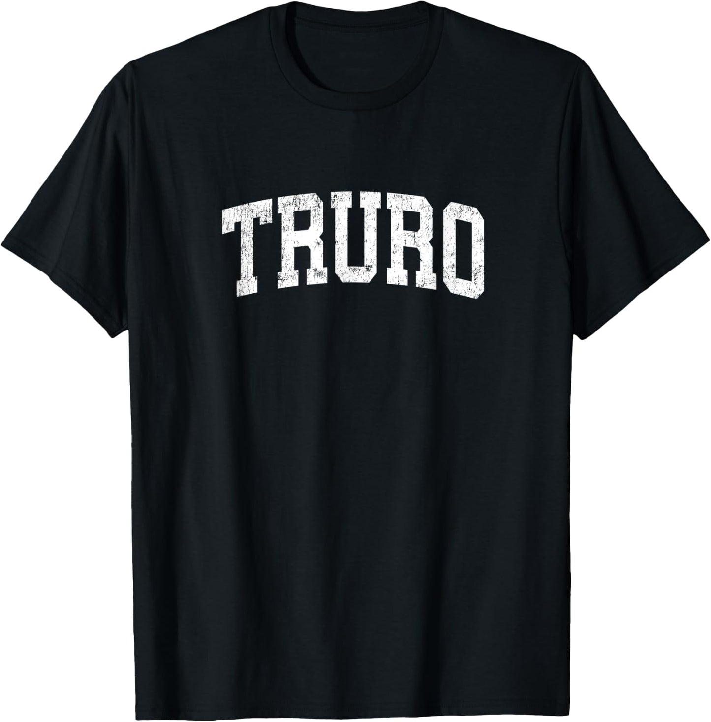 Truro Massachusetts MA Vintage Athletic Sports Design T-Shirt - T-Shirt | Black