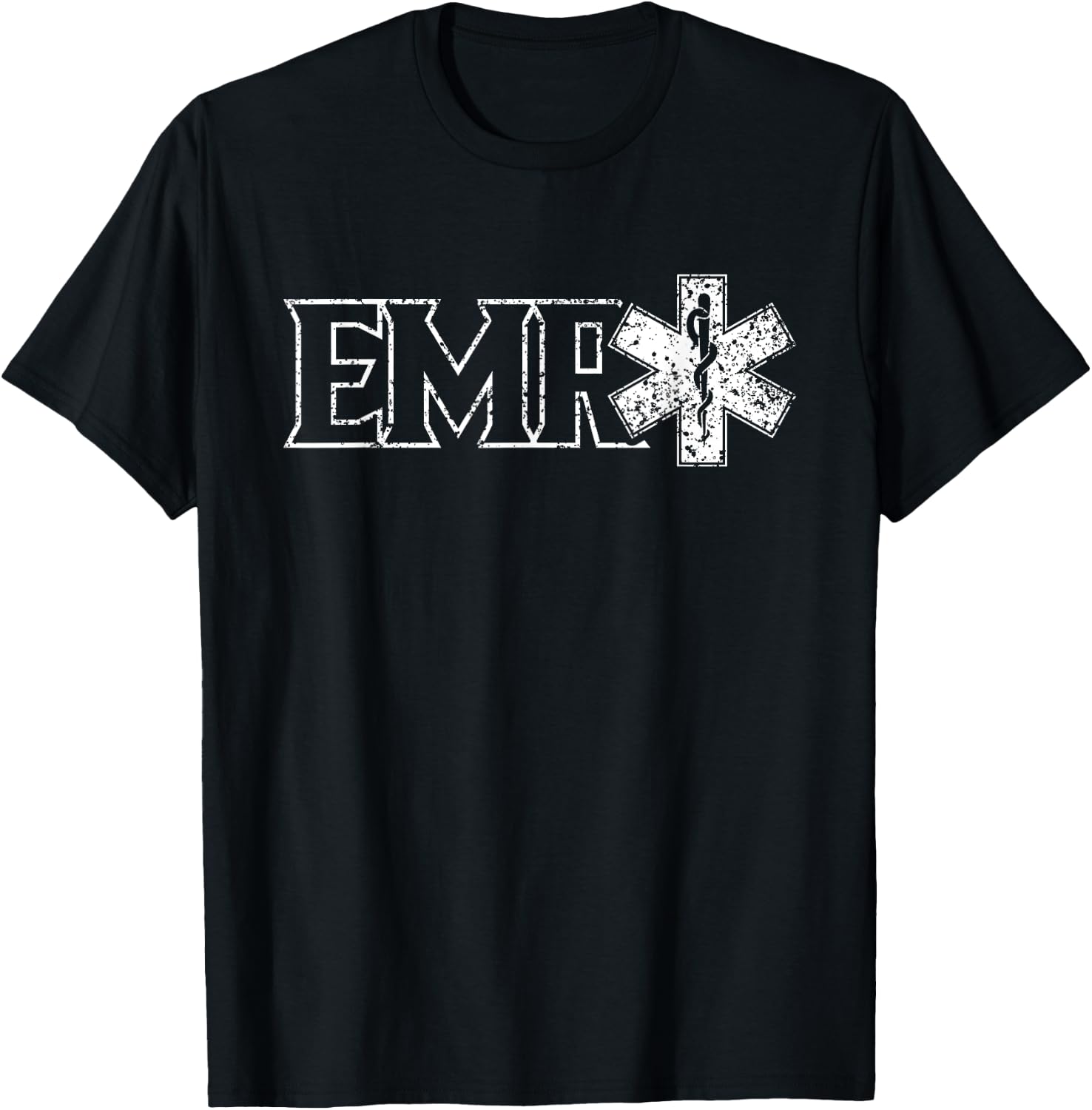 Emr Ambulance Ems Emt Emergency Medical Responder T-Shirt - T-Shirt | Black