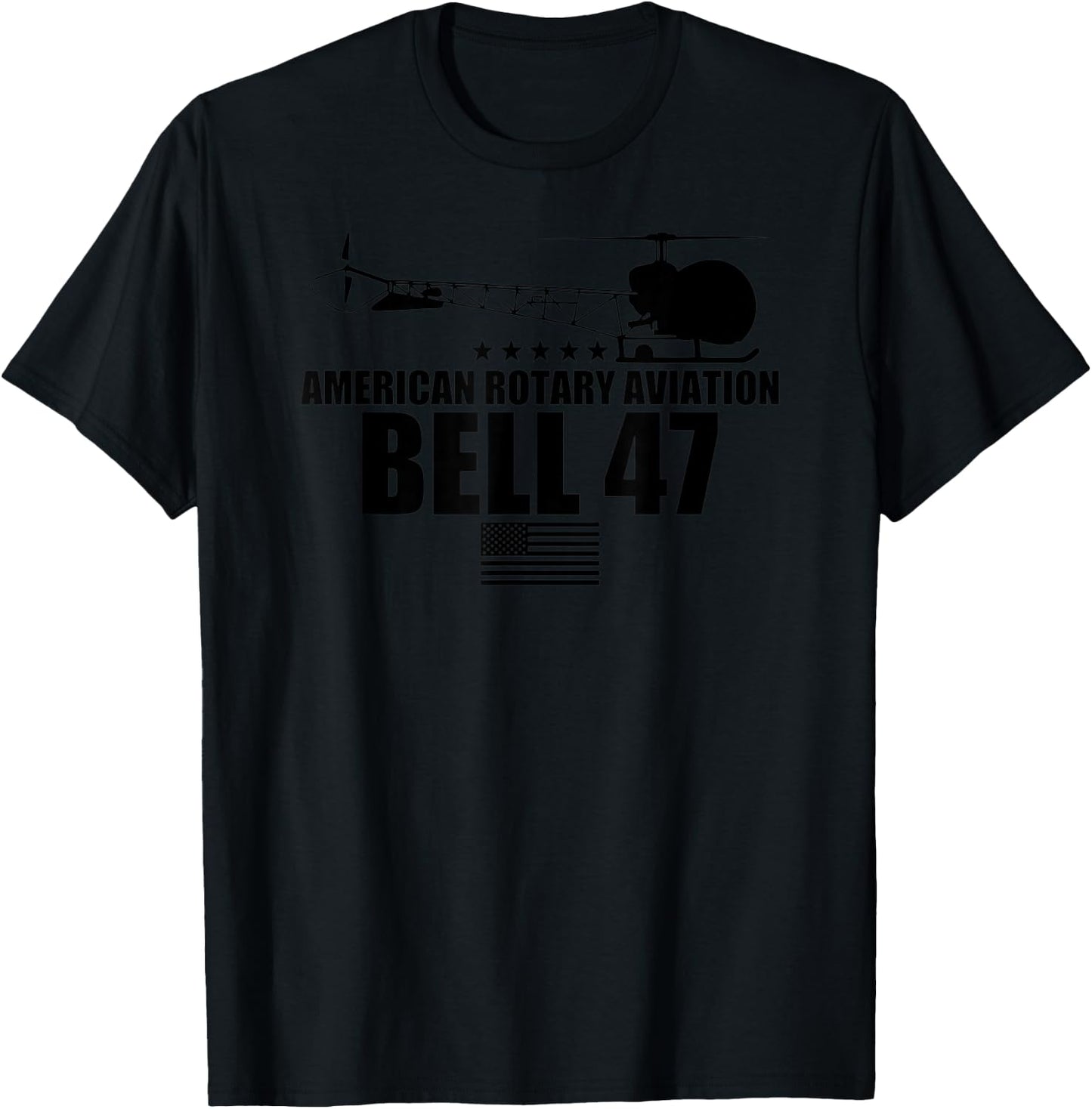Bell 47 T-Shirt - T-Shirt | Black