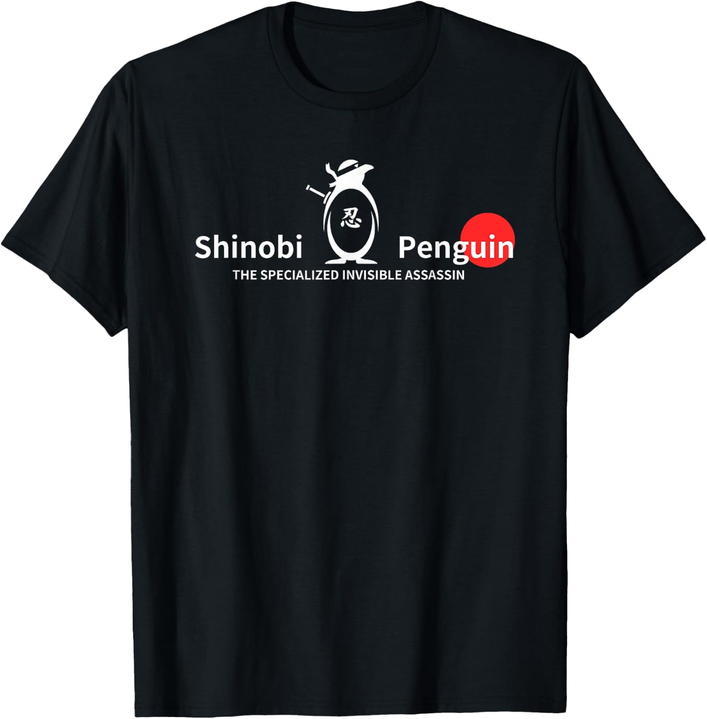Shinobi Penguin Ninja Original T-Shirt - T-Shirt | Black