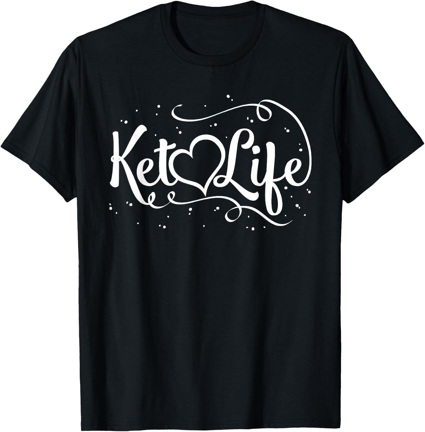 Funny Keto Shirt Ketones Fitness Ketogenic Ketosis Diet T-Shirt - T-Shirt | Black