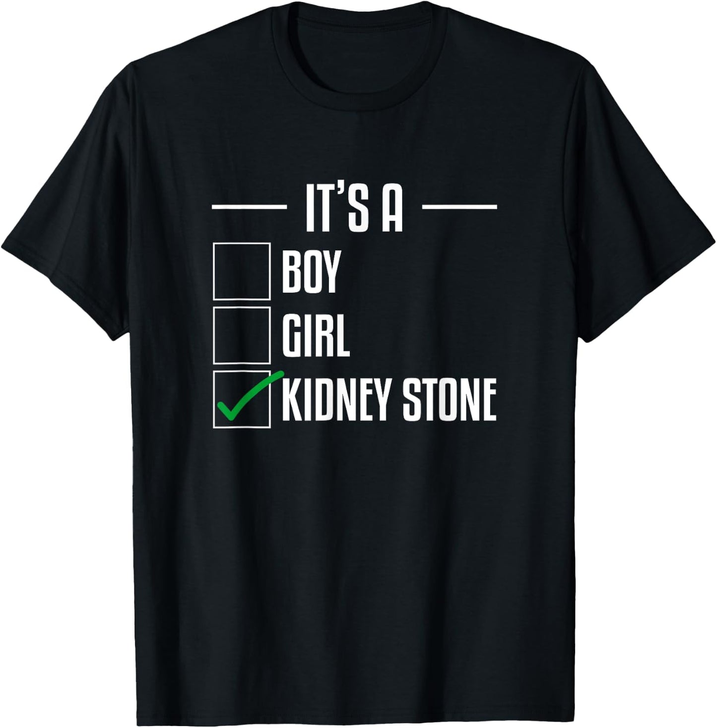 Kidney Stone Funny Disease Stones Survivor Awareness T-Shirt - T-Shirt | Black