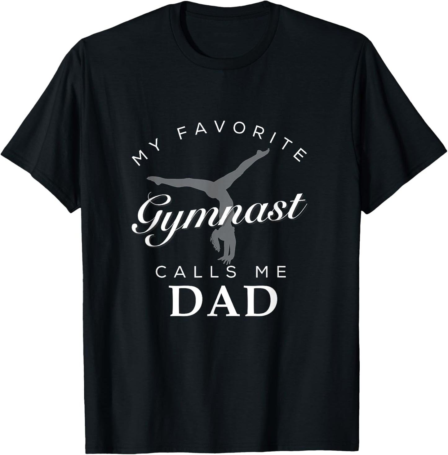 Gymnastics Dad and Daughter Shirt Birth Day T-Shirt - T-Shirt | Black