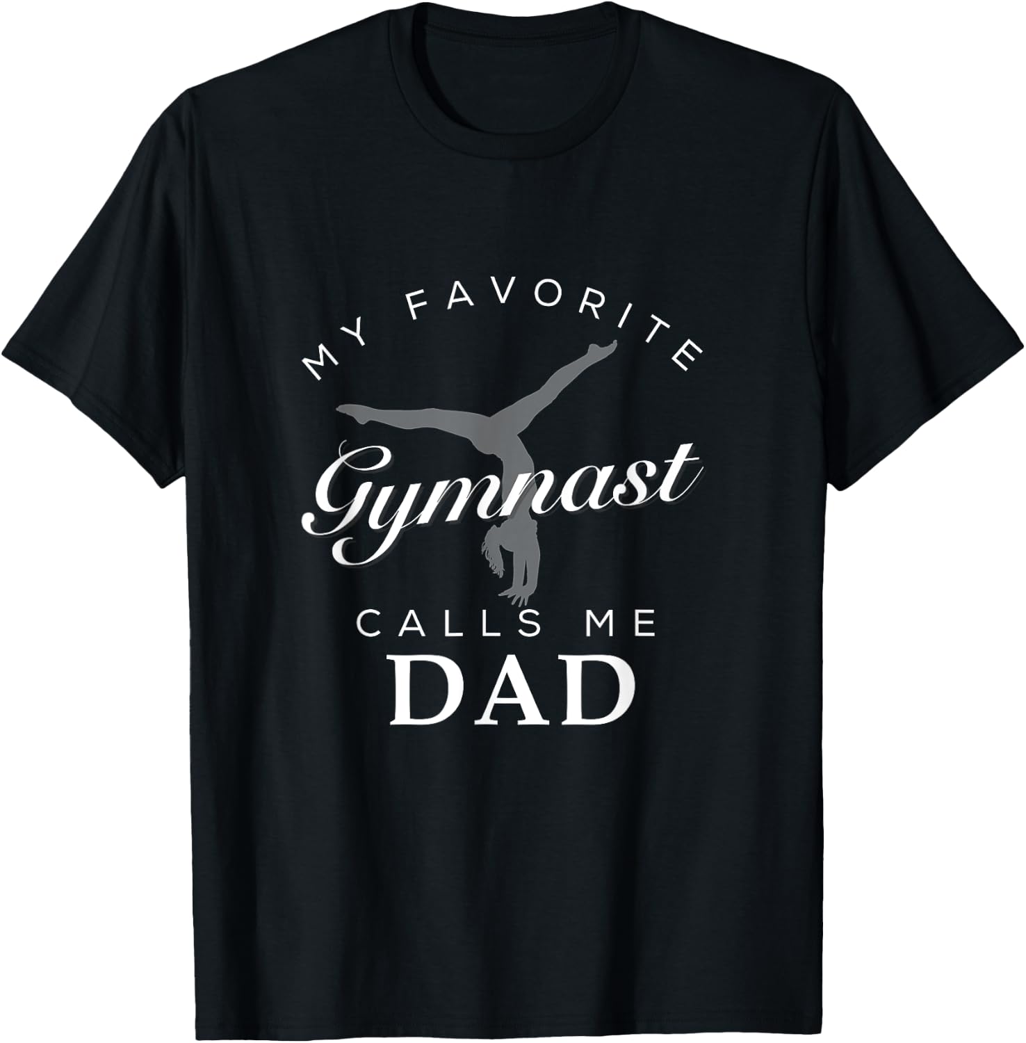 Gymnastics Dad and Daughter Shirt Birth Day T-Shirt - T-Shirt | Black