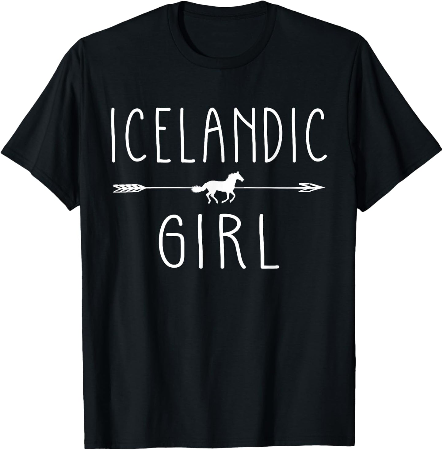 Icelandic Horse Girl Shirt Gifts Horses Talk Derby To Me T-Shirt - T-Shirt | Black