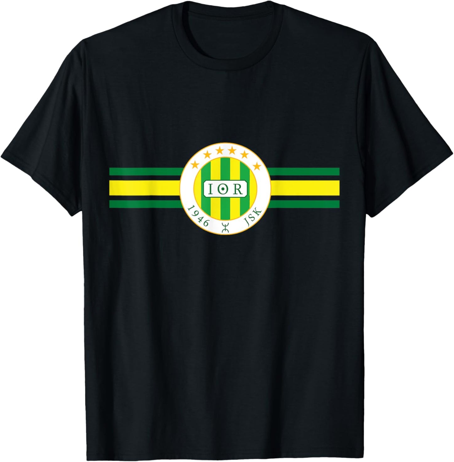 Youth Sportive Kabylie js Kabylie Algeria Tamazight , Black, S T-Shirt - T-Shirt | Black
