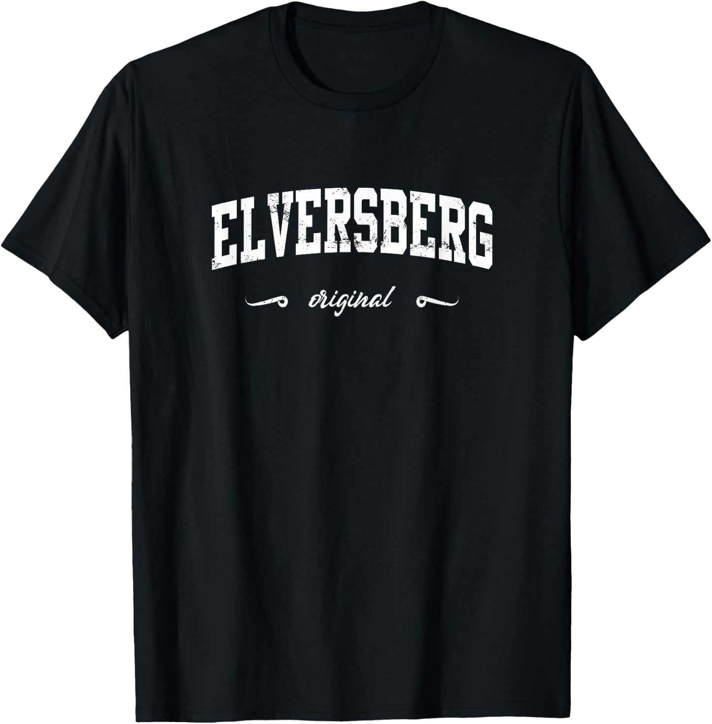 Elversberg College Design T-Shirt - T-Shirt | Black