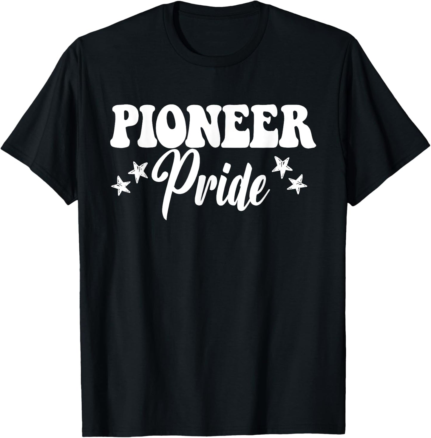 Pioneer Pride High School Pioneers Sports Team Pioneers T-Shirt - T-Shirt | Black