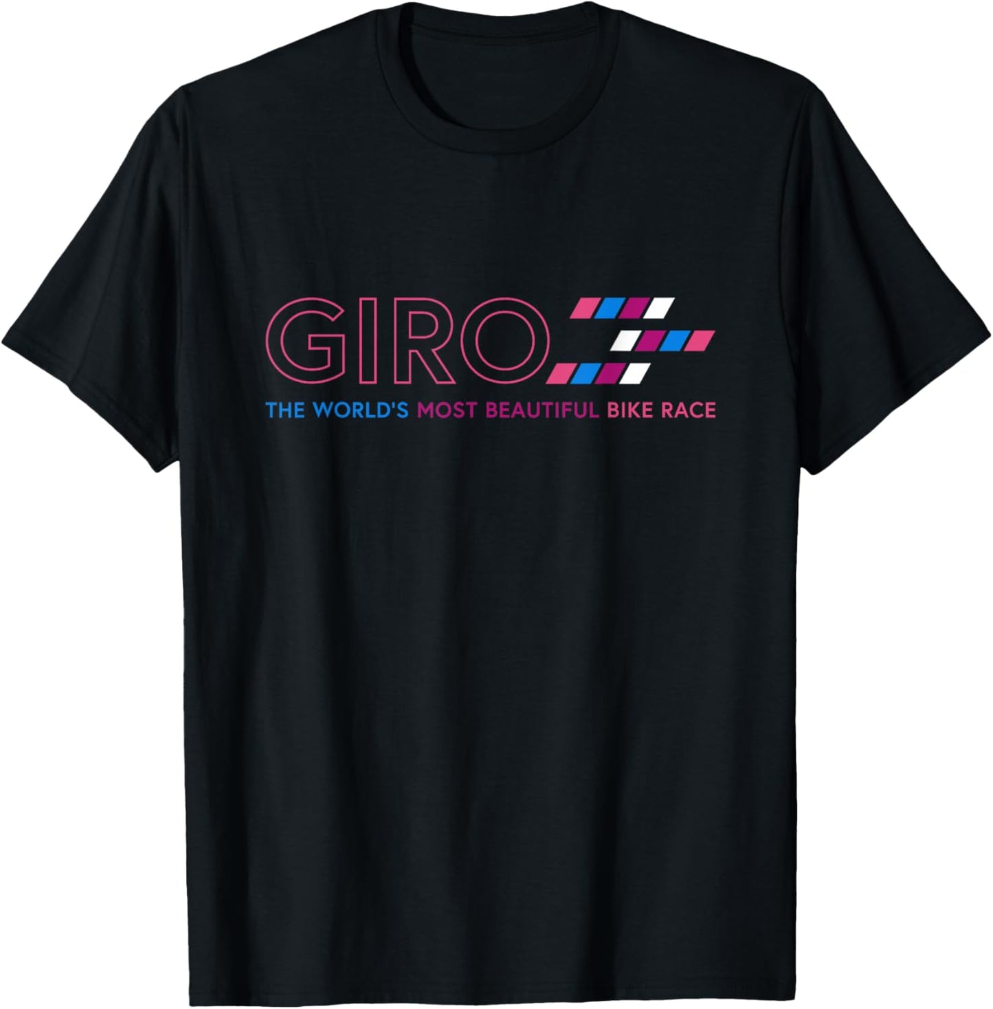Giro D' Italia The World's Most Beautiful Bike Race T-Shirt - T-Shirt | Black