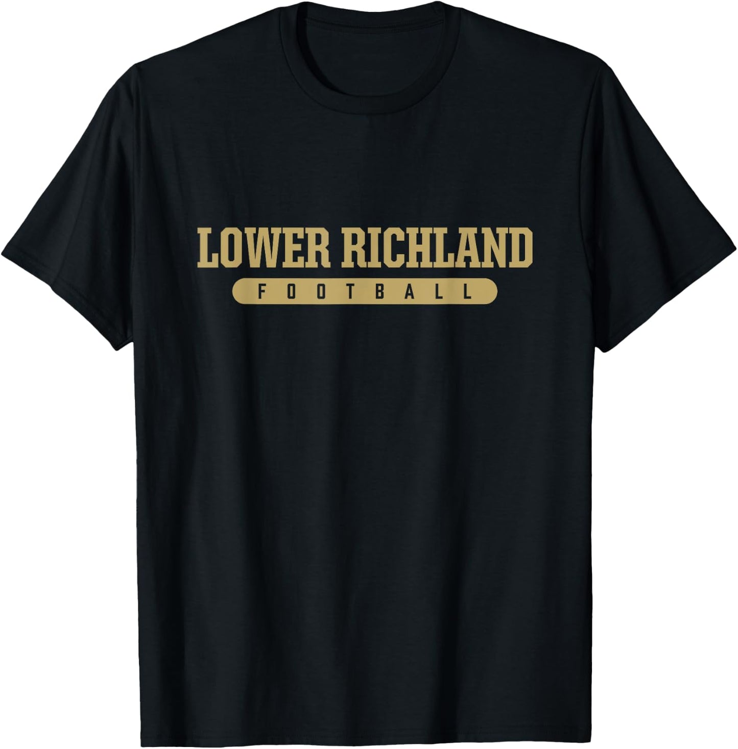Lower Richland High School Football T-Shirt - T-Shirt | Black