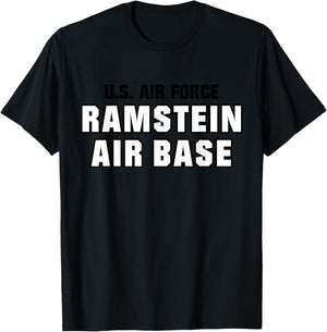 Ramstein Air Base US Army USAF Air Force Ramstein Veteran T-Shirt - T-Shirt | Black